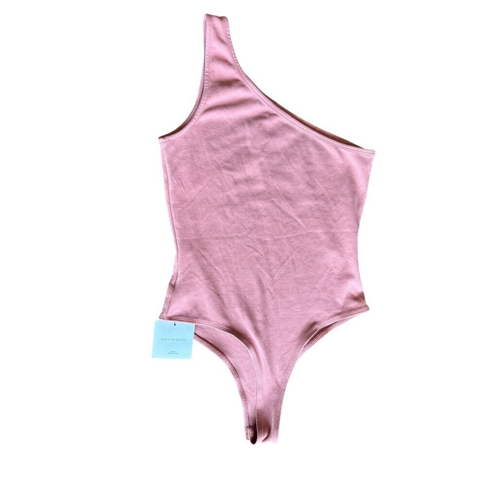 Shein Women's Rose Pink Cold Shoulder Body Suit - Picture 2 of 6